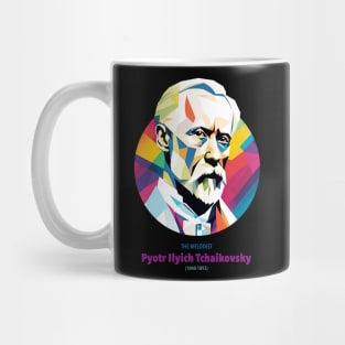 Pyotr Ilyich Tchaikovsky in WPAP Mug